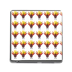 Turkey Thanksgiving Background Memory Card Reader (square 5 Slot) by Mariart