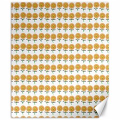 Sunflower Wrap Canvas 8  X 10  by Mariart