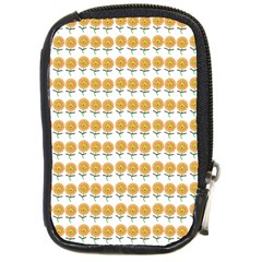 Sunflower Wrap Compact Camera Leather Case by Mariart