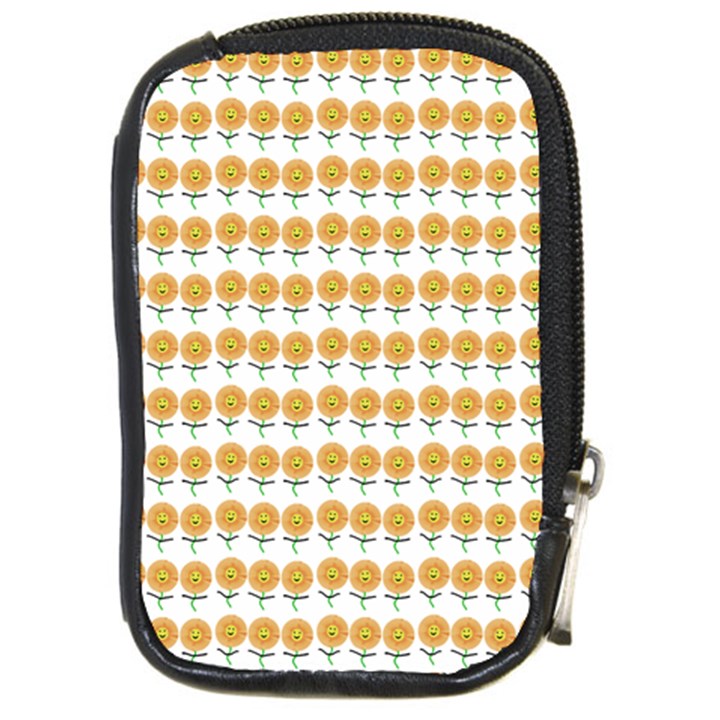 Sunflower Wrap Compact Camera Leather Case