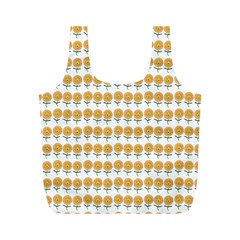 Sunflower Wrap Full Print Recycle Bag (m) by Mariart