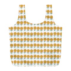 Sunflower Wrap Full Print Recycle Bag (l) by Mariart