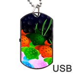 Pattern Fishes Escher Dog Tag USB Flash (One Side) Front