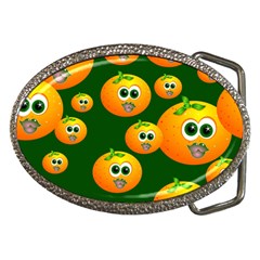 Seamless Orange Pattern Belt Buckles by Mariart