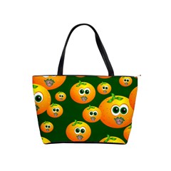 Seamless Orange Pattern Classic Shoulder Handbag by Mariart