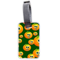 Seamless Orange Pattern Luggage Tags (two Sides) by Mariart