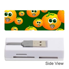 Seamless Orange Pattern Memory Card Reader (stick) by Mariart