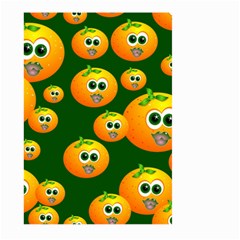 Seamless Orange Pattern Large Garden Flag (two Sides)