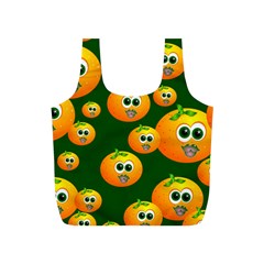 Seamless Orange Pattern Full Print Recycle Bag (s) by Mariart