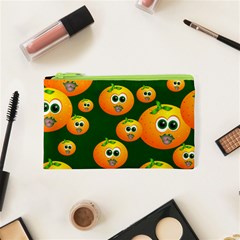 Seamless Orange Pattern Cosmetic Bag (xs) by Mariart