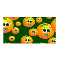 Seamless Orange Pattern Satin Wrap by Mariart