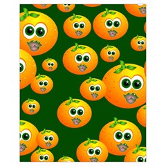 Seamless Orange Pattern Drawstring Bag (small) by Mariart