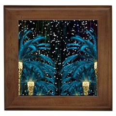 Winter Holidays Black Framed Tiles