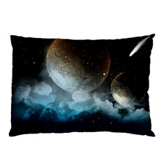 Ocean Plants Black Pillow Case (two Sides)