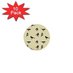 Bird Is The Word 1  Mini Buttons (10 Pack)  by WensdaiAmbrose