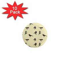 Bird Is The Word 1  Mini Magnet (10 Pack)  by WensdaiAmbrose