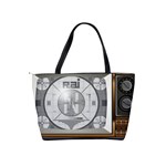 Emergency Broadcast System Classic Shoulder Handbag Back