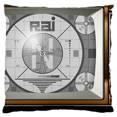 Emergency Broadcast System Large Cushion Case (two Sides) by WensdaiAmbrose