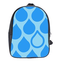 Droplet School Bag (large) by WensdaiAmbrose