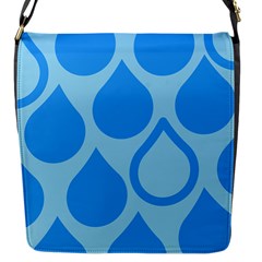 Droplet Flap Closure Messenger Bag (s) by WensdaiAmbrose