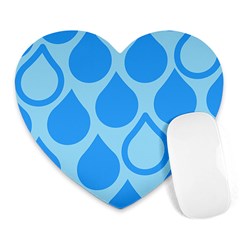 Droplet Heart Mousepads by WensdaiAmbrose