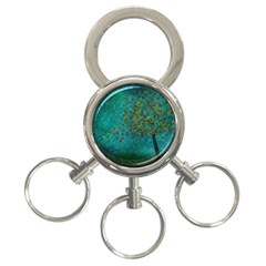 Tree In The Wind 3-ring Key Chains by WensdaiAmbrose