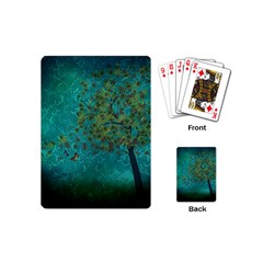 Tree In The Wind Playing Cards (mini) by WensdaiAmbrose