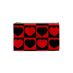 Royal Hearts Cosmetic Bag (small) by WensdaiAmbrose