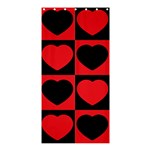 Royal Hearts Shower Curtain 36  x 72  (Stall)  Curtain(36 X72 ) - 33.26 x66.24  Curtain(36 X72 )