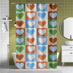 Hearts Aplenty Shower Curtain 48  X 72  (small)  by WensdaiAmbrose