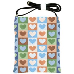 Hearts Aplenty Shoulder Sling Bag by WensdaiAmbrose