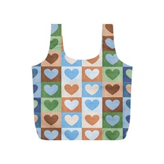 Hearts Aplenty Full Print Recycle Bag (s) by WensdaiAmbrose