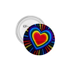 Rainbow Pop Heart 1 75  Buttons by WensdaiAmbrose