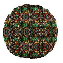 Grammer 5 Large 18  Premium Round Cushions by ArtworkByPatrick