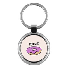 Donuts Sweet Food Key Chains (round)  by Mariart