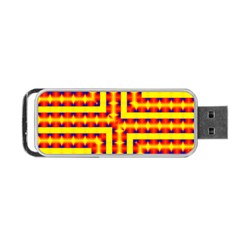 Digital Artwork Abstract Portable Usb Flash (two Sides) by Mariart