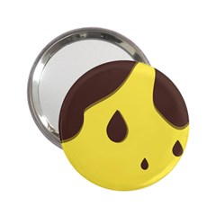 Chocolate Yellow Cake Banana 2.25  Handbag Mirrors