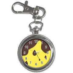 Chocolate Yellow Cake Banana Key Chain Watches