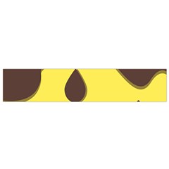 Chocolate Yellow Cake Banana Small Flano Scarf