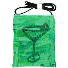 5 Oclock Somewhere Shoulder Sling Bag by arwwearableart