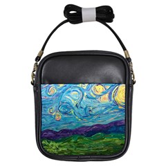 A Very Very Starry Night Girls Sling Bag