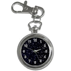 Blued Dark Bubbles Print Key Chain Watches by dflcprintsclothing