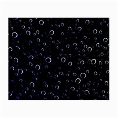 Blued Dark Bubbles Print Small Glasses Cloth by dflcprintsclothing