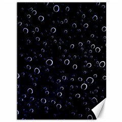 Blued Dark Bubbles Print Canvas 36  X 48  by dflcprintsclothing