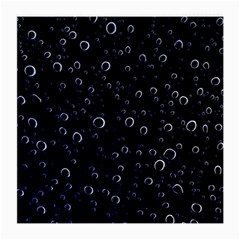 Blued Dark Bubbles Print Medium Glasses Cloth (2-side) by dflcprintsclothing