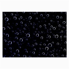 Blued Dark Bubbles Print Large Glasses Cloth by dflcprintsclothing