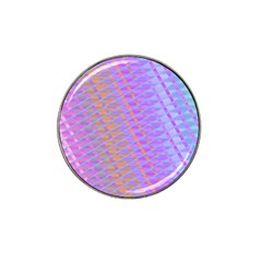 Diagonal Line Design Art Hat Clip Ball Marker