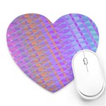 Diagonal Line Design Art Heart Mousepads Front