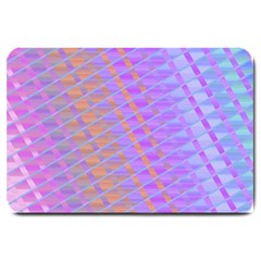 Diagonal Line Design Art Large Doormat 