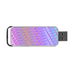 Diagonal Line Design Art Portable Usb Flash (two Sides) by LoolyElzayat